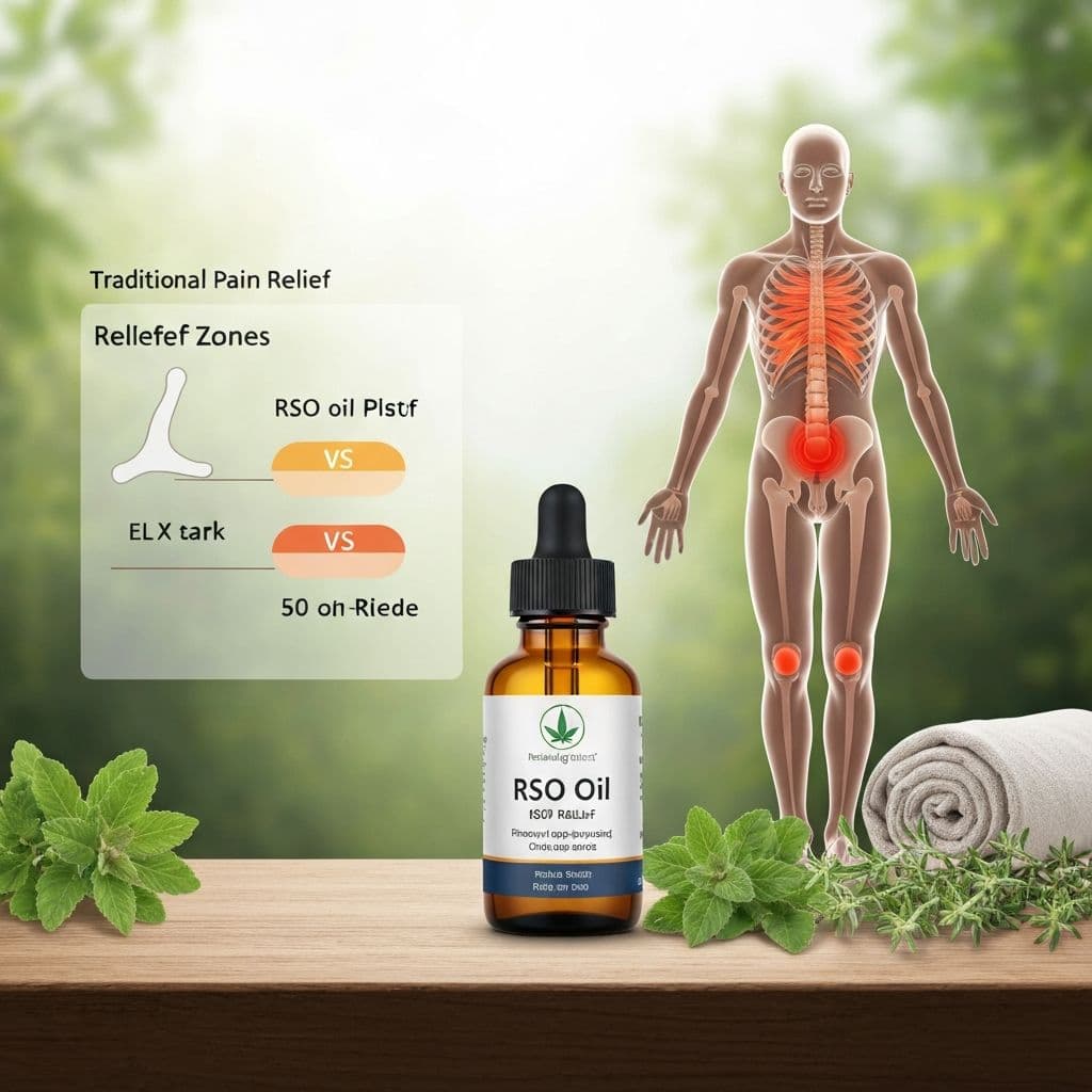 Natural botanical oil presentation